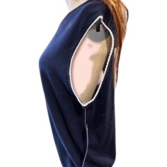 Carroll Reed Above Average black tank vest sweater size 1X - Picture 2 of 3